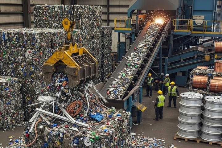 Les métaux recyclés